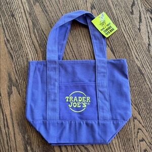 Trader Joe's Halloween purple Tote Bag